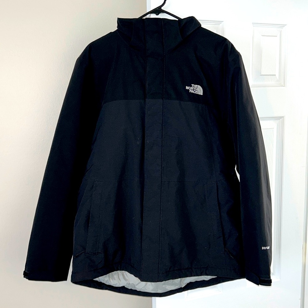 The North Face Men’s jacket with hood and Hyvent